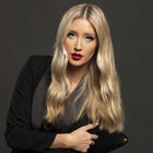 1 Inch Tourmaline Ceramic Extended Plate Hairstyling Iron - Onyx Black, , large image number null