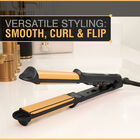 0.75 Inch Tourmaline Ceramic 3-in-1 Hairstyling Iron - Onyx Black, , large image number null