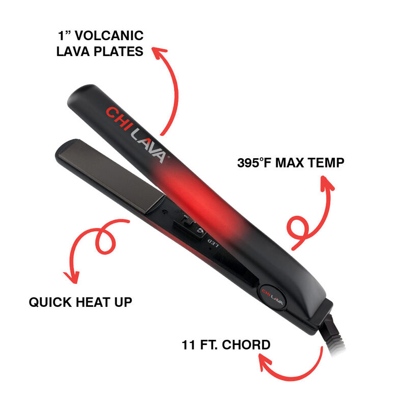 Lava 1 Inch Analog Volcanic Ceramic Hairstyling Iron, , large image number null