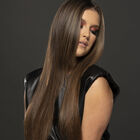 1 Inch Tourmaline Ceramic Extended Plate Hairstyling Iron - Onyx Black, , large image number null