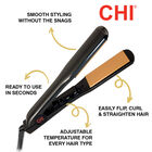 1.5 Inch Tourmaline Ceramic Wide Plate Hairstyling Iron - Onyx Black, , large image number null
