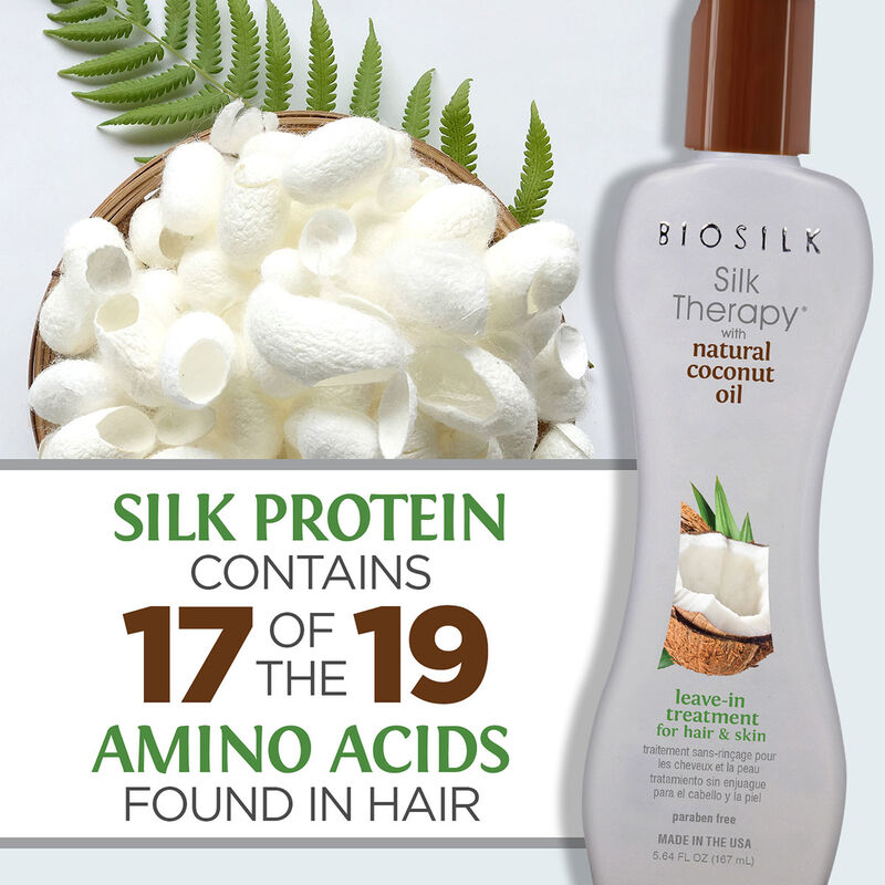 Silk Therapy With Natural Coconut Oil Leave-In Treatment - 5.64 Ounces, , large image number null