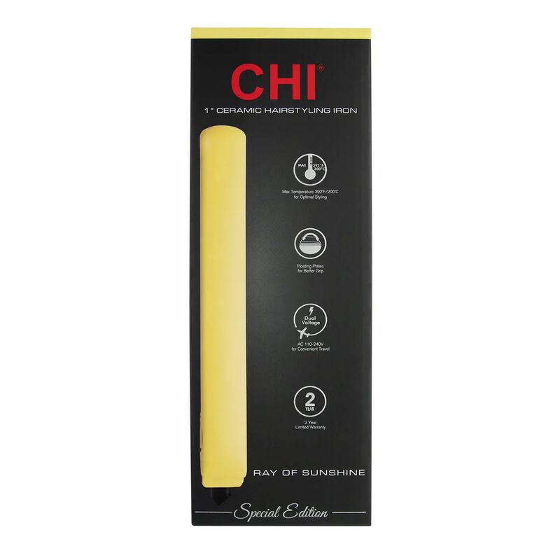 1 Inch Ceramic Hairstyling Iron - Ray of Sunshine, , large image number null