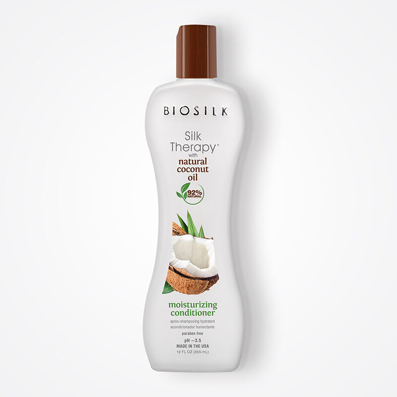 Silk Therapy With Natural Coconut Oil Moisturizing Conditioner - 12 Ounces, , large image number null