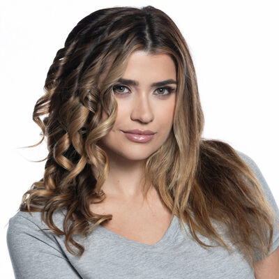 1 Inch Tourmaline Ceramic Curling Iron - Ruby Red